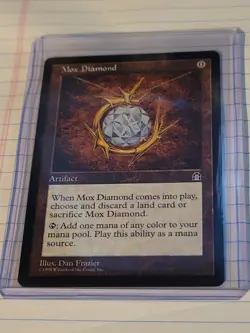 Magic The Gathering MTG Mox Diamond from Stronghold (never played) - Image 1