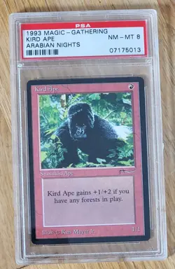 MTG Kird Ape (Arabian Nights) NM/Mint ! PSA 8 ! - Image 1