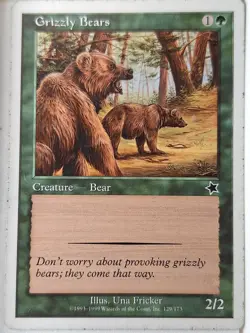 Grizzly Bears - Starter 1999 - Magic the Gathering MTG Nice! - Image 1