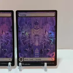 Magic The Gathering Swamp #274 Full Art Foil NM Lot Of 2 Murders At Karlov Manor - Image 3