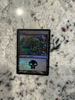 Mtg Faerie Swamp Foil Magic the Gathering Llorwyn Foil Faerie Swamp Dinged - Image 1