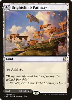 [MTG] Brightclimb Pathway // Grimclimb Pathway (259) (ZNR) NM - Image 1