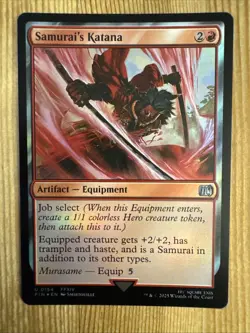 Samurai's Katana - Foil - Final Fantasy - FIN U 0154 - Image 1