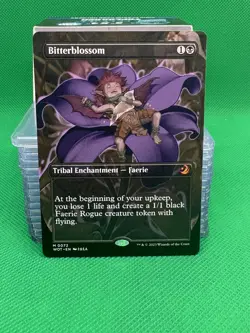 Bitterblossom (Anime Art) NM (WOT) Enchanting Tales - Image 1