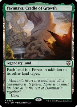 Yavimaya, Cradle of Growth #409 | NM | Modern Horizons 3 Commander Magic MTG - Image 1
