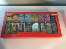 Pokemon Prismatic Evolutions 8 Mini-Tins with Promo Cards Costco - Image 1