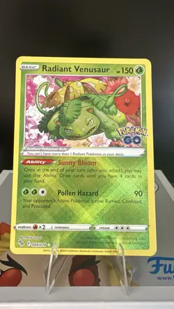 Radiant Venusaur 004/078 Pokemon GO Holo - Image 1