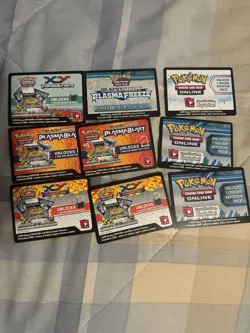 Cool Pokemon Unused Online Code Cards - Sent By Message - Image 1
