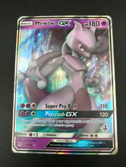 Mewtwo GX ULTRA RARE 31/68 Pokemon SM Battle Academy Hidden Fates Set HOLO NM - Image 1