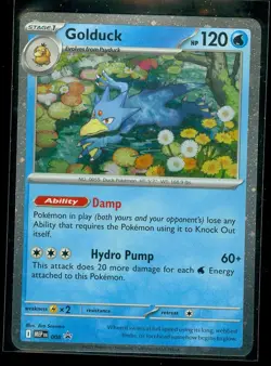 Pokemon GOLDUCK MEP 008 - Mega Evolution - HOLO PROMO - - MINT - Image 1