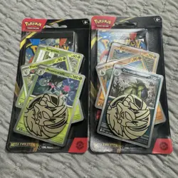 Set Of 2 Pokemon Mega Evolution Premium Checklane Blisters - Image 1