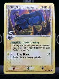 BELDUM 59/113 COMMON EX Delta Species Pokemon TCG Regular 2005 NM - Image 3