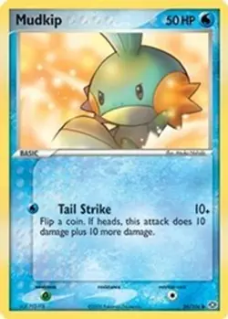 2x Mudkip (#56/106) EX - Emerald LP Pokemon - Image 1