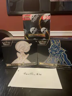 Pokemon Mega Evolutions Booster Box And Pokemon Center ETBs Bundle New Sealed - Image 1