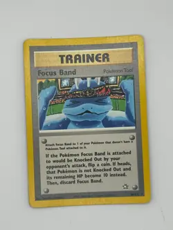 Focus Band 86/111 Rare Non-Holo Neo Genesis Set Pokemon Trainer Card LP - Image 1