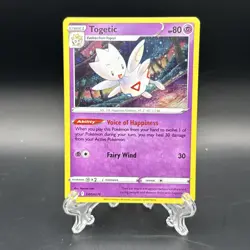 Togetic SWSH276 Holographic Black Star Promo Pokemon TCG Near Mint SWIRLx2 - Image 1