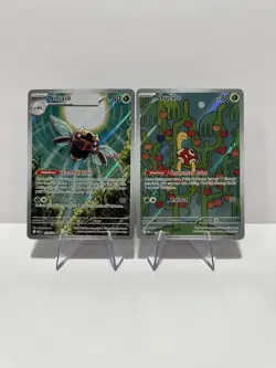Mega Evolution Illustration Rare’s 136/132 Shuckle 137/132 Ninjask Pokemon Tcg - Image 1