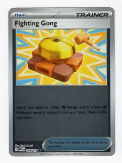 Fighting Gong (Reverse Holo) 116/132 - Mega Evolution - Pokemon - NM/M English - Image 1