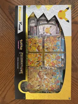 Pokemon Celebrations Premium Playmat Collection box Pikachu V-UNION - Image 1