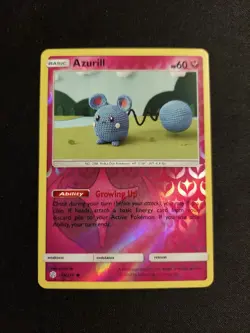 Azurill 146/236 -LP- Pokemon Reverse Holo Cosmic Eclipse - Image 1