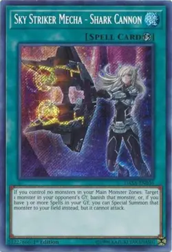 Yugioh! MP Sky Striker Mecha - Shark Cannon - DASA-EN036 - Secret Rare - 1st Edi - Image 1