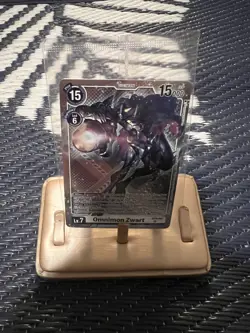 Digimon Card Game Omnimon Zwart BT5-087 Promo Card New English Foil - Image 1