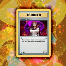 Team rocket’s Sailor Jessie Classic Trainer Waifu Collectable Card - F Variant - Image 1