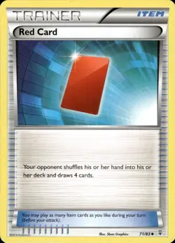 Red Card Uncommon Generations 71/83 NM - Image 1