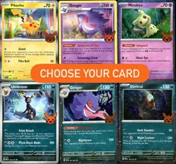 Pokemon Trick or Trade: Choose Your Card - Halloween Pokemon Cards - All NM - Image 1