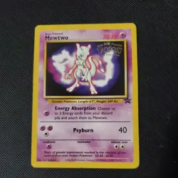 MP Mewtwo # 3 LP/ MP Promo Kids WB Presents The First Movie Card Pokemon TCG - Image 1