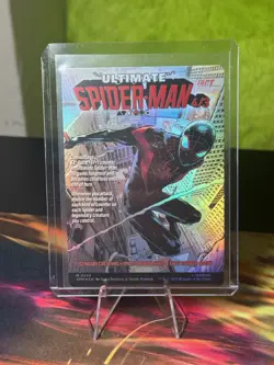 Miles Morales (0234) ( Borderless ) Marvel's Spider-Man Foil NM Magic Card - Image 2