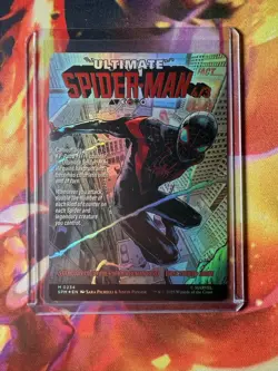Miles Morales (0234) ( Borderless ) Marvel's Spider-Man Foil NM Magic Card - Image 4