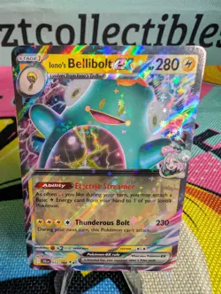Iono’s Bellibolt ex 053/159 Double Rare 2025 Journey Together Pokemon Card NM - Image 1