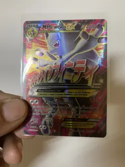 Pokemon Mewtwo EX TCG Full Art Holo Ultra Rare Card 160/162 - Image 1