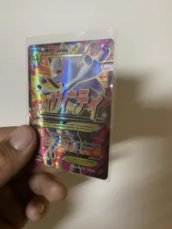 Pokemon Mewtwo EX TCG Full Art Holo Ultra Rare Card 160/162 - Image 3