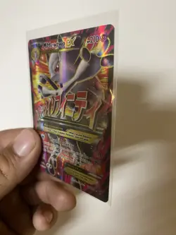 Pokemon Mewtwo EX TCG Full Art Holo Ultra Rare Card 160/162 - Image 4