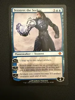 MTG Tezzeret the Seeker Shards of Alara Mythic Card 60/249 Regular - Image 1
