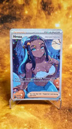 Nessa Holofoil Custom Waifu Sexy Full Art Halloween Card HAUNTED TREATS - Image 1
