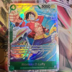 x1 Monkey D. Luffy PRB02-005 SR ONE PIECE Card The Best 2 - ONE PIECE ENGLISH - Image 1