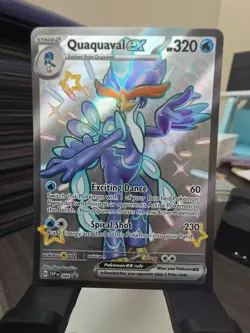 Quaquaval ex SVP 084 Scarlet & Violet Full Art Black Star Promo Pokemon Card NM - Image 1