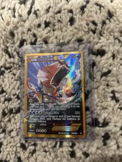Pokemon Gyarados EX TCG Card Full Art Holo, Secret Rare, XY Breakpoint 123/122 - Image 1