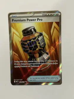 Premium Power Pro Mega Evolution 175/132 Trainer Full Art - NM Pokemon Card - Image 1