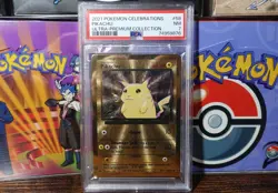 Pikachu Ultra Premium Collection PSA 7 Gold 58/102 2021 Pokemon Card Graded - Image 1
