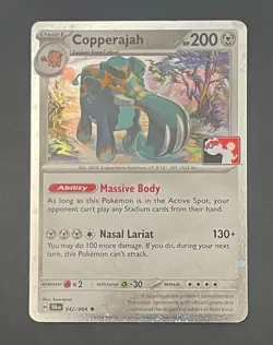 Pokemon Card Copperajah 042/064 Prize Pack Series Holo - Near Mint - Image 1
