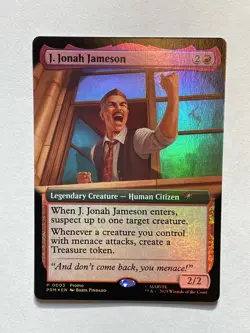 MTG - J. Jonah Jameson - (Extended Art) - Magic Con 2025 PROMO #3 FOIL - Image 1