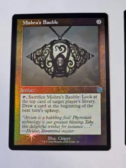 MTG - Mishra's Bauble FOIL RETRO FRAME - Brother's War Artifacts - Image 1