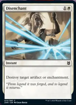 Disenchant -Foil Near Mint MTG Zendikar Rising - Image 1