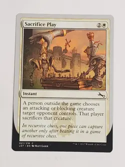 MTG Sacrifice Play (Unstable/White/C) - BGM - Image 1