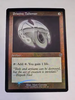 MTG - Pristine Talisman FOIL RETRO FRAME - Brother's War Artifacts - Image 1