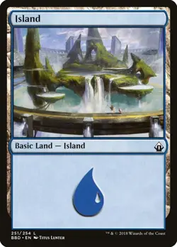 4x Island (251/254) MTG Battlebond NM Magic Regular - Image 1